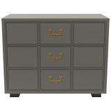 33" Unfinished 3 Drawer Artefacts Vintage Dresser #08455