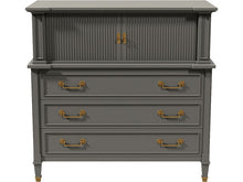 Load image into Gallery viewer, 43&quot; Unfinished 3 Drawer 2 Door Drexel Vintage Tallboy #08498
