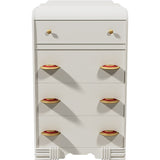30" Unfinished 4 Drawer Vintage Tallboy #08698