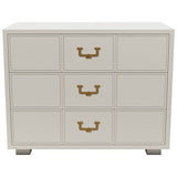 33" Unfinished 3 Drawer Artefacts Vintage Dresser #08455