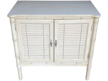 Load image into Gallery viewer, 30.5&quot; Unfinished 2 Door Vintage Bamboo Style Buffet #08336
