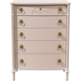 36" Unfinished 5 Drawer Vintage Tallboy #08694