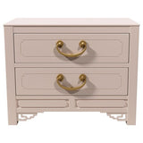 28" Unfinished 2 Drawer Vintage Single Nightstand #07458