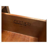 33" Unfinished 3 Drawer Artefacts Vintage Dresser #08455