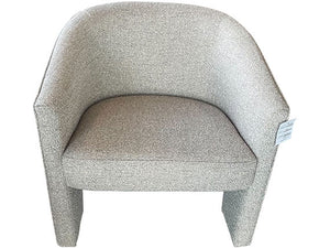 30.25" Textured Gray Accent Chair