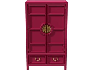 42" Unfinished 2 Door 2 Drawer Century Vintage Cabinet #08320