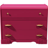 42" Unfinished 3 Drawer Vintage Dresser #08699