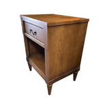 19" Unfinished 1 Drawer CenTury Vintage Single Nightstand #08442