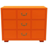 33" Unfinished 3 Drawer Artefacts Vintage Dresser #08455