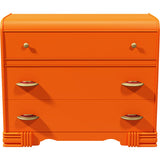 42" Unfinished 3 Drawer Vintage Dresser #08699