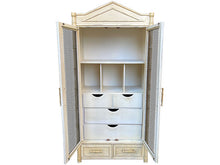 Load image into Gallery viewer, 37&quot; Unfinished 2 Door 2 Drawer Vintage Hutch #08456
