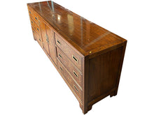Load image into Gallery viewer, 78&quot; Unfinished 2 Door 6 Drawer Heritage Vintage Buffet #08469
