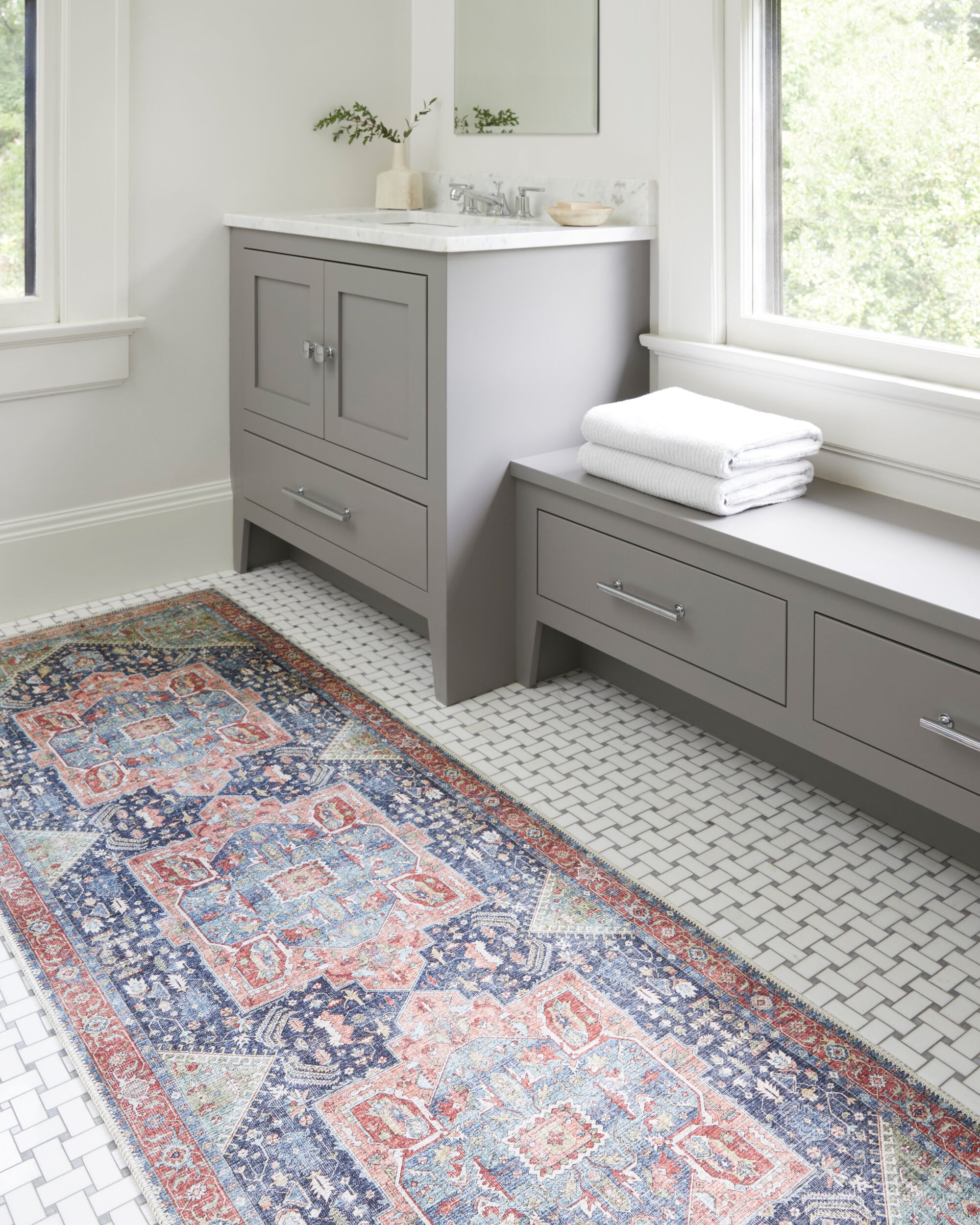 Shop credenzas and discover interior design services in the Charleston area. MegMade designs has been featured in Renovation Goldmine for their patterned bungalow home design style. Visit the MegMade store in the River North - Chicago area.