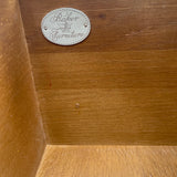34.75" Unfinished 2 Drawer Baker Furniture Vintage Side Table Set of 2 #08776