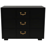 33" Unfinished 3 Drawer Artefacts Vintage Dresser #08455