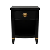 19" Unfinished 1 Drawer Vintage Single Nightstand #07972