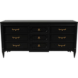 66" Unfinished 9 Drawer American Of Martinsville Vintage Dresser #08723