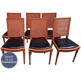 20" Unfinished Vintage Chair Set of 6 + Fabric #08475