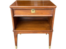 Load image into Gallery viewer, 21&quot; Unfinished 1 Drawer Vintage Single Nightstand #08461
