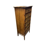 24" Finished 6 Drawer Thomasville Vintage Bamboo Style Tallboy #08314: At Our Munster Location