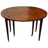 23"-87.5" Unfinished Baker Furniture Vintage Table #08407