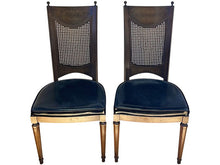 Load image into Gallery viewer, 19.5&quot; Unfinished Vintage Chair + Fabric Set of 2 #08124
