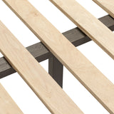 Glenview Bed - Cracked Smoked Black Veneer
