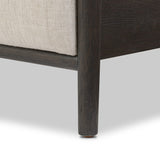 Glenview Bed - Cracked Smoked Black Veneer