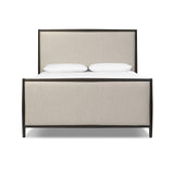 Glenview Bed - Cracked Smoked Black Veneer