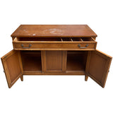 46" Unfinished 2 Door 1 Drawer Vintage Buffet #08777