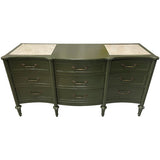 64" Finished 9 Drawer Vintage Dresser #08605