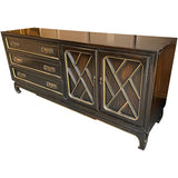 68" Unfinished 2 Door 3 Drawer Vintage Buffet #08822