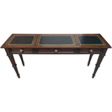 60" Unfinished 3 Drawer Sligh Furniture Vintage Console Table #08782