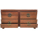 60" Unfinished 8 Drawer Vintage Dresser #08778