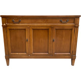 46" Unfinished 2 Door 1 Drawer Vintage Buffet #08777