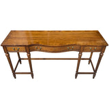 54" Unfinished 3 Drawer Thomasville Vintage Desk #08785