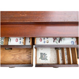 64" Unfinished 4 Door 8 Drawer Vintage Buffet #08779