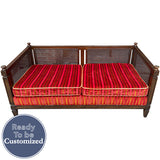 64" Unfinished Vintage Sofa #08780