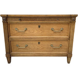 34.75" Unfinished 2 Drawer Baker Furniture Vintage Side Table Set of 2 #08776