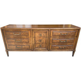 72" Unfinished 9 Drawer Vintage Dresser #08541
