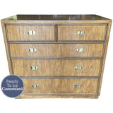 33" Unfinished 5 Drawer Drexel Vintage Dresser #08547