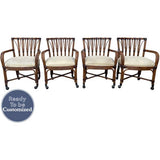 26" Unfinished Vintage Chair Set of 4 #08589