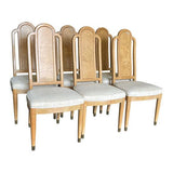 20" Unfinished Vintage Chair Set of 6 #08678