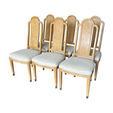 20" Unfinished Vintage Chair Set of 6 #08678
