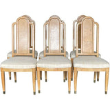 20" Unfinished Vintage Chair Set of 6 #08678