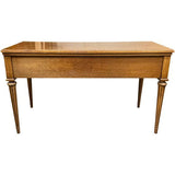 51" Unfinished 3 Drawer Vintage Console Table #08683
