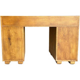 48" Unfinished 7 Drawer Artefacts Vintage Desk #08692