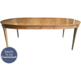 42'' Unfinished Vintage Dining Table Extendable #08717