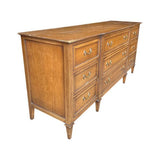 70" Unfinished 9 Drawer Vintage Dresser #08721
