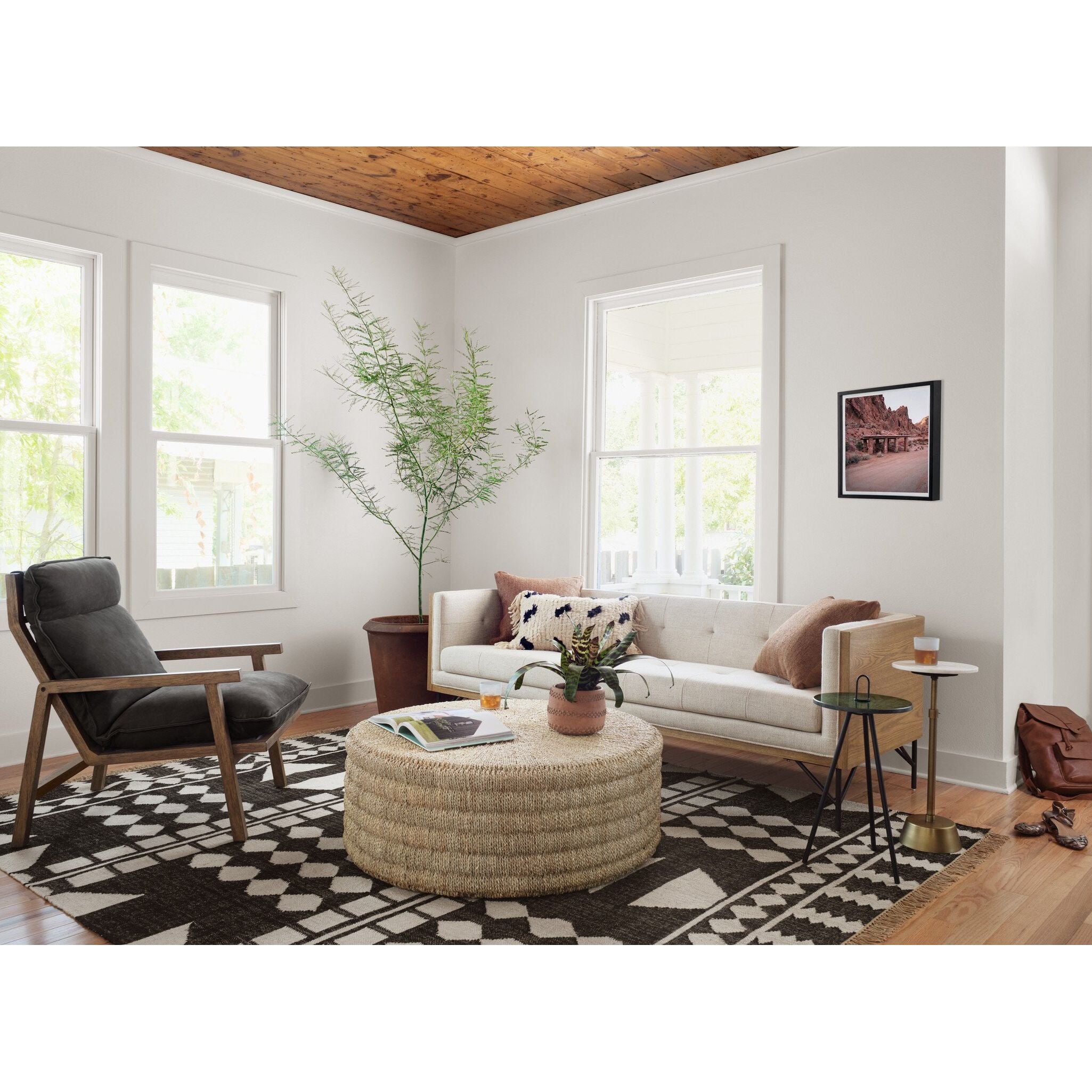 Shop furniture and discover room design services in the Chicago area. MegMade designs has been featured in Northwest Indiana Times for their modern traditional cottage home design style. Visit the MegMade store in the Roscoe Village - Chicago area.